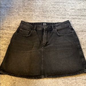 Black denim skirt BDG